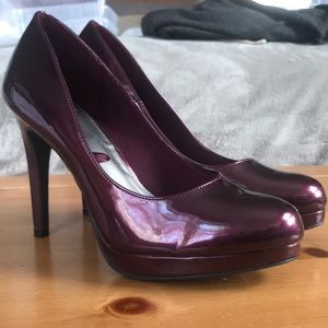 Plum pumps size 8.5
